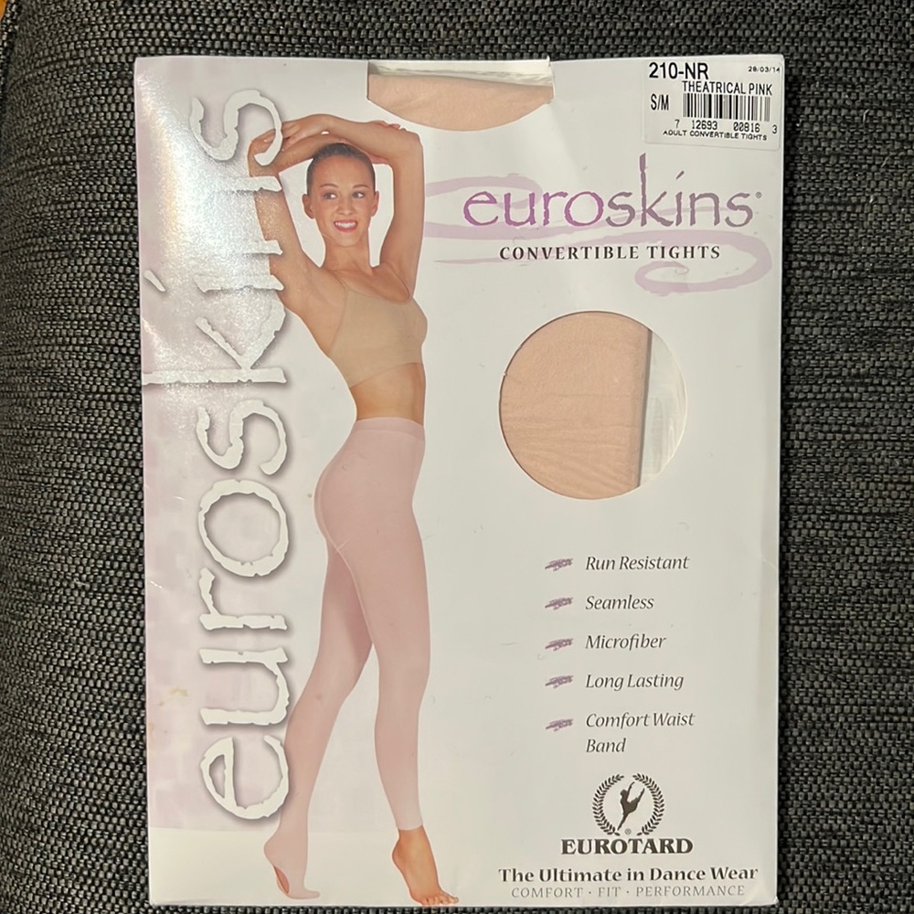 New Euroskins Convertible Pink Tights S/M